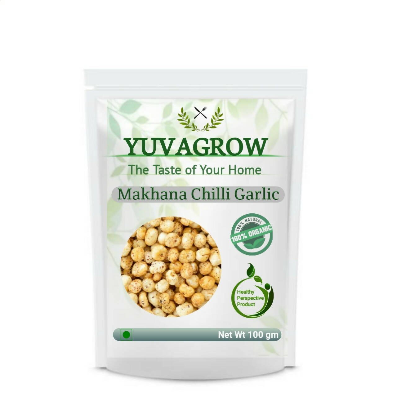 Yuvagrow Makhana Chilli Garlic - Swadesiicart