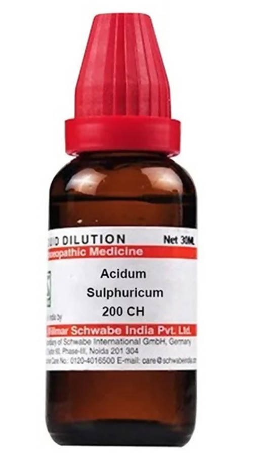 Dr. Willmar Schwabe India Acidum Sulphuricum Dilution | Swadesiicart