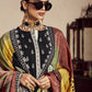 Muslin Cotton Black Digital Print & Embroidered Salwar Suit - Emponline | Swadesiicart