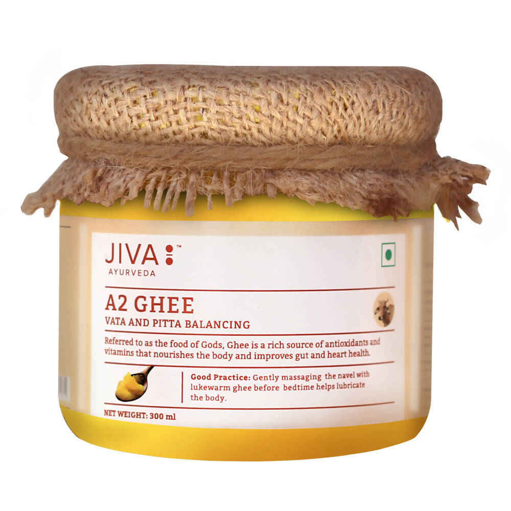 Jiva Ayurveda A2 Gir Desi Cow Ghee | Desi Gir Cow Ghee | Pure and Natural Ghee From A2 Cow Milk - Jiva Ayurvedic