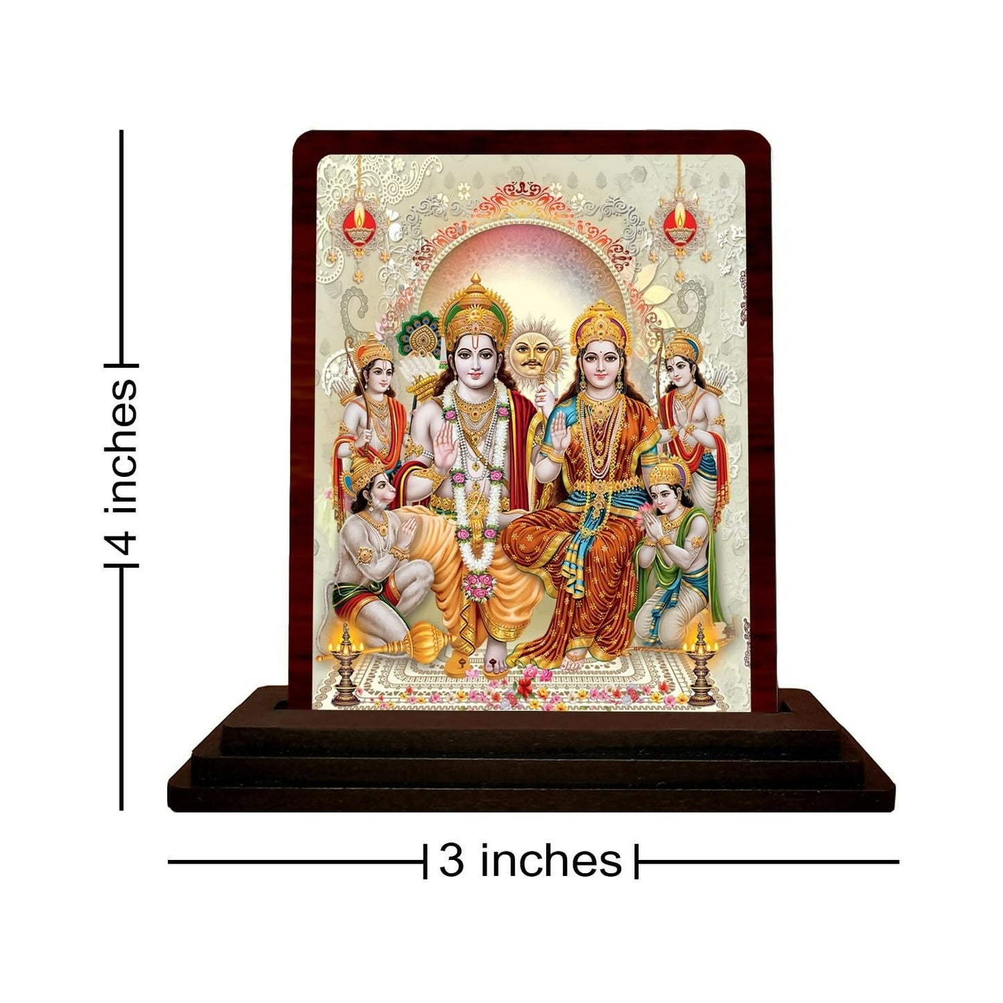 Plan To Gift Ram Darbar Wooden Idol - Swadesiicart