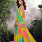 Anaita Yellow Chinon Stitched Suit with Embroidery & Sequence Work