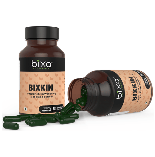 Bixa Botanical Bixkin 455mg Vegetarian Capsule | Swadesiicart