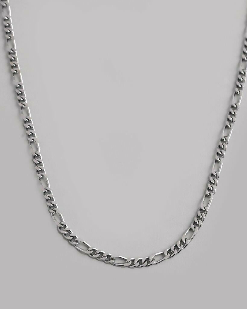 VOJ Silver Plated Cuban Link Chain | Swadesiicart