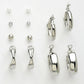 NVR Women's Set of 6 Silver-Plated Contemporary Hoop Earrings | Swadesiicart
