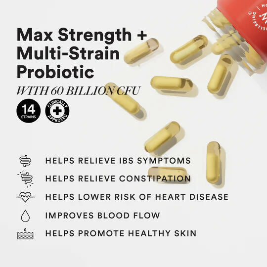 Wellbeing Nutrition Slow Daily Probiotics Capsules - Swadesiicart