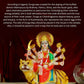 Tied Ribbons Nav Durga Devi Sherawali Mata Murti Statue - Swadesiicart