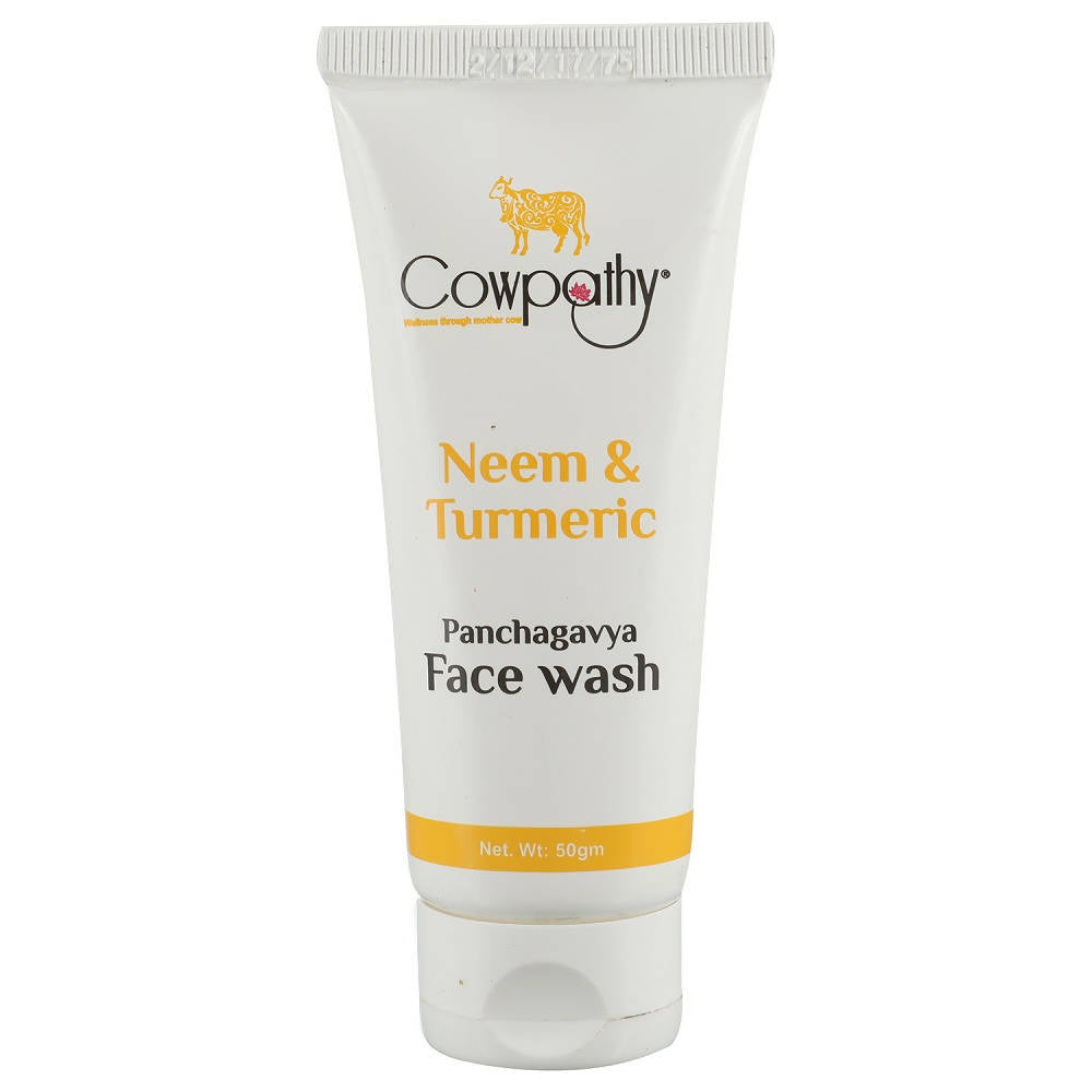 Cowpathy Neem & Turmeric Panchagavya Face Wash (50 Gm) - Ravino Industries Pvt Ltd