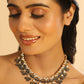 Nuyug 22K Gold Plated Azure Dusk Kundan Necklace | Swadesiicart