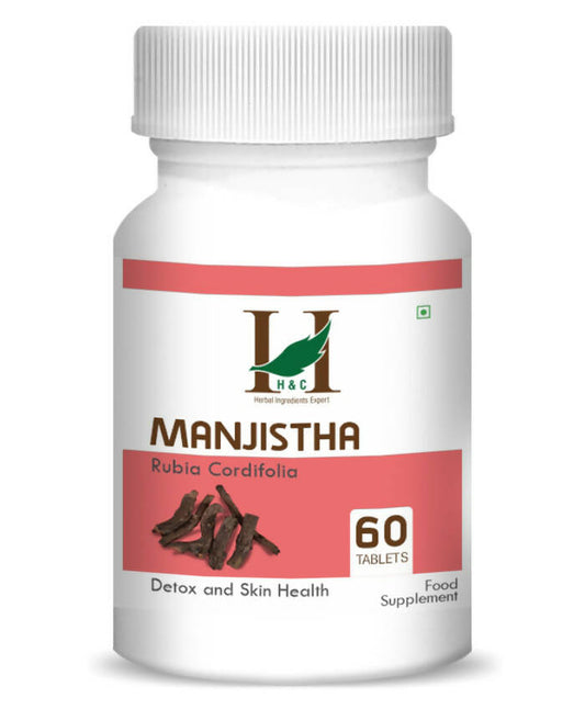 H&C Herbal Manjistha Tablets - Just Jaivik