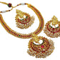 Multicolor kemp Ganesha Necklace Set