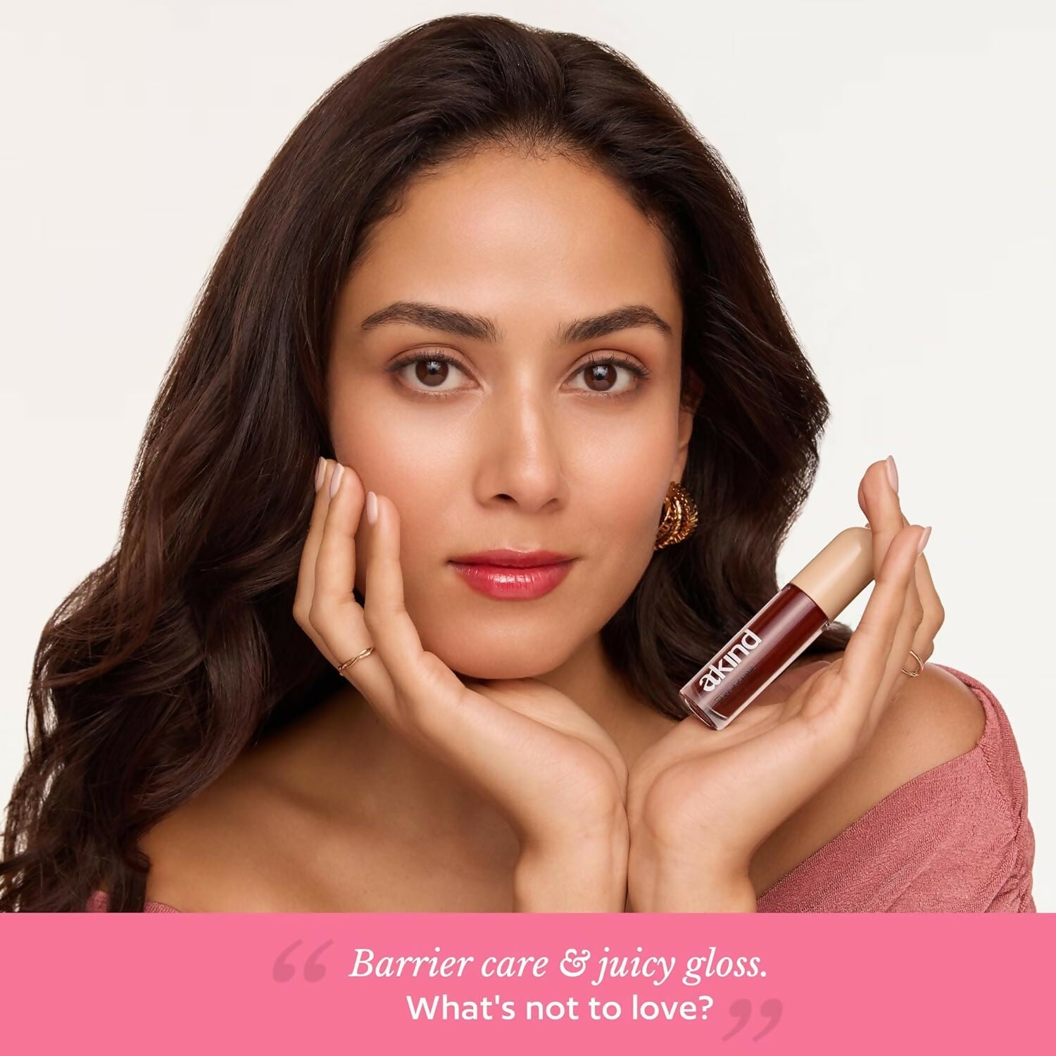 Akind Take A Shine Tinted Lip Gloss Oil - 01 Sweet Spot