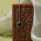 Ruby Raang Gold Polished Green Stone Kundan Maang Tikka | Swadesiicart