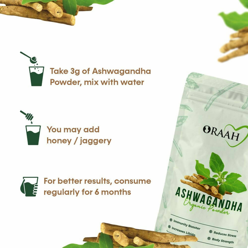Oraah Shatavari & Ashwagandha Herbal Powders Combo - Swadesiicart