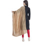 A R Silk Dark Golden Color Silk Siroski Dupattas and Chunnis