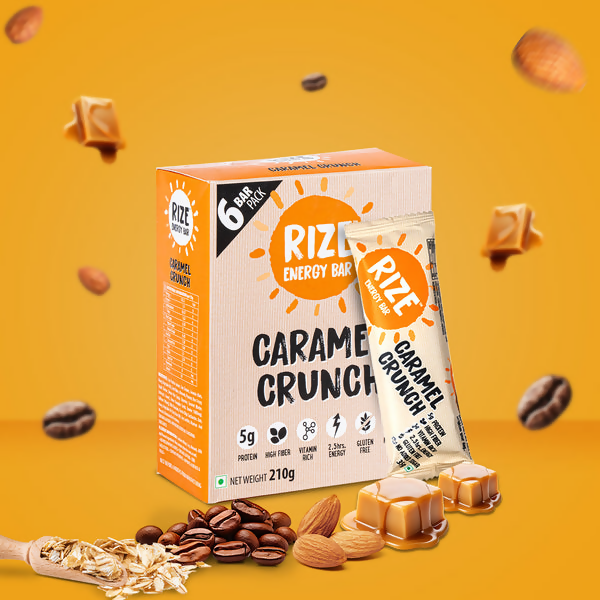 Rize Energy Bar Caramel Crunch | Swadesiicart