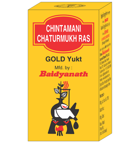 Baidyanath Chintamani Chaturmukh Ras Gold Yukt | Swadesiicart