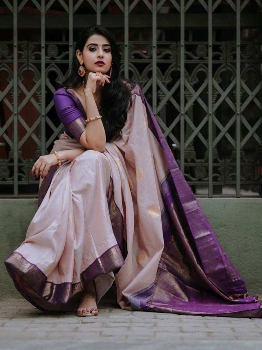 Anouk Woven Design Zari Banarasi Saree | Swadesiicart