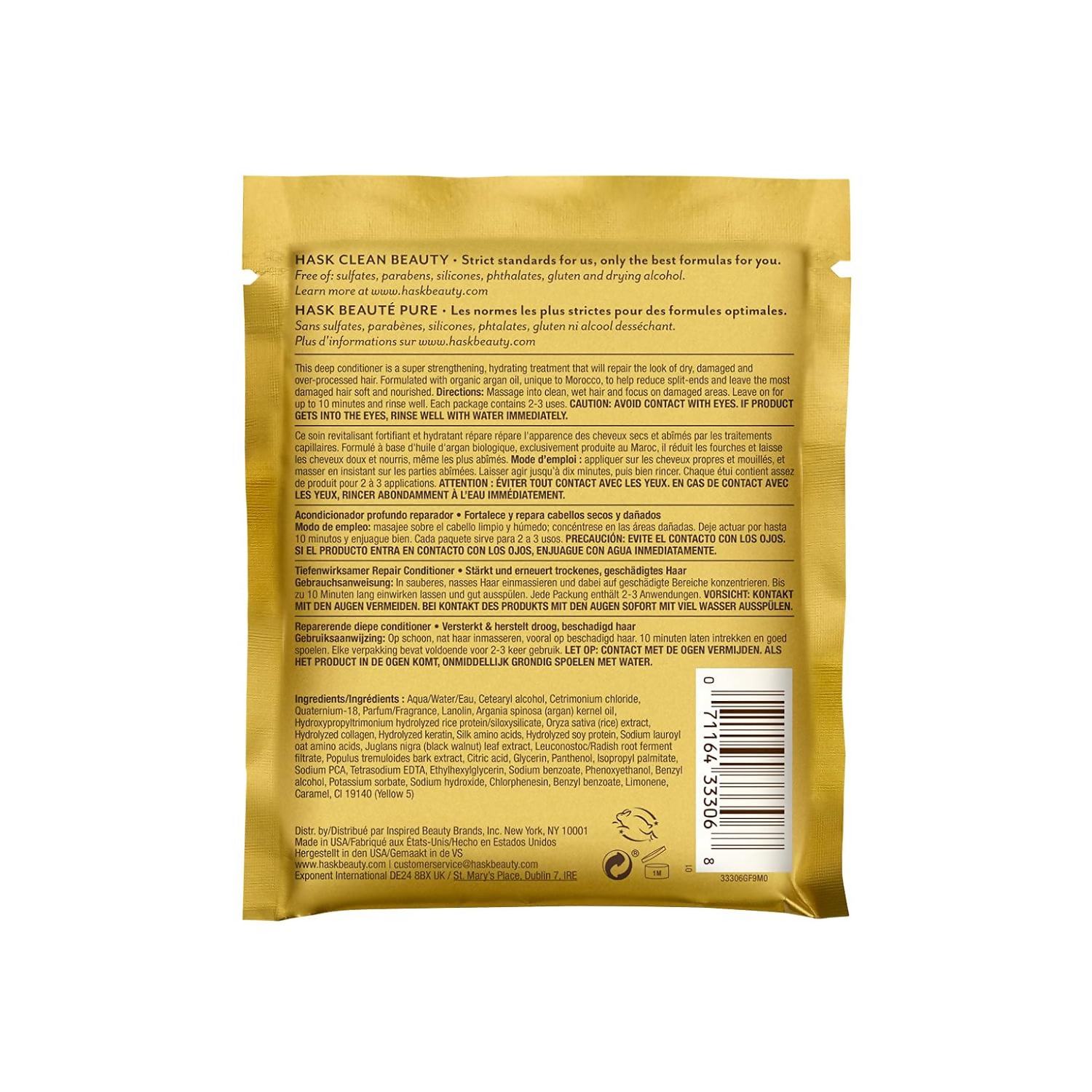 HASK Argan Oil Repairing Deep Conditioner | Swadesiicart