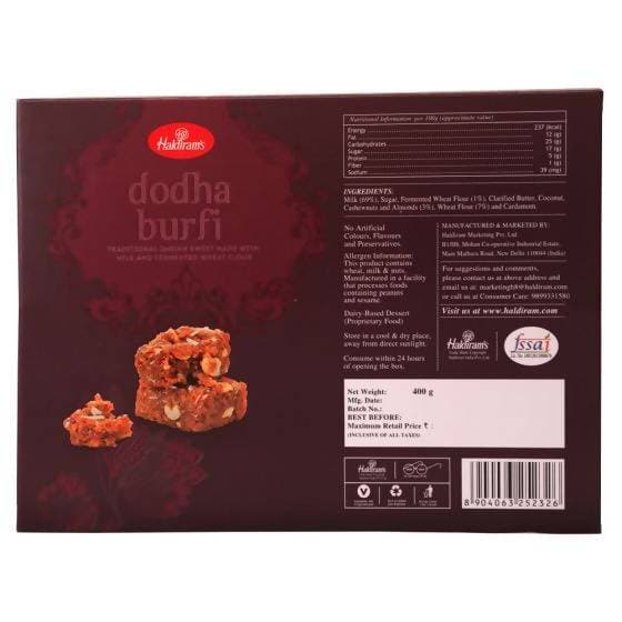 Haldiram's Dodha Burfi | Swadesiicart