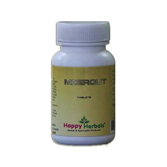 Happy Herbals Migrout Tablets | Swadesiicart