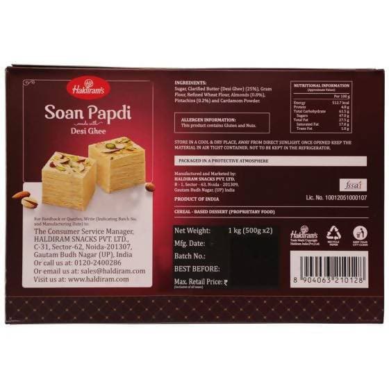 Haldiram's Soan Papdi | Swadesiicart