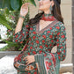 BulBul Fashionista Green Cotton Kurta Set with Dupatta - Swadesiicart