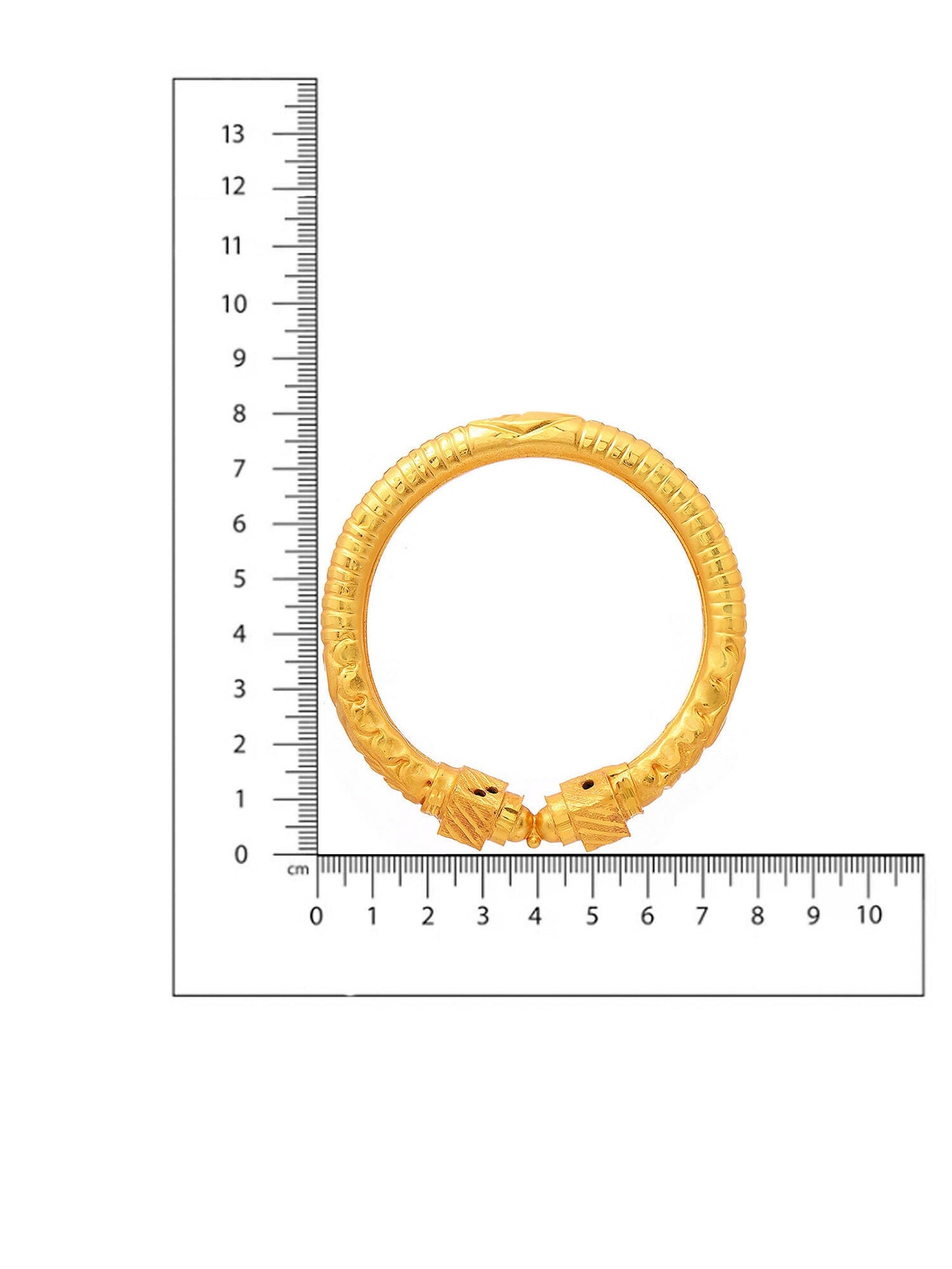 Ruby Raang Golden Bangle | Swadesiicart