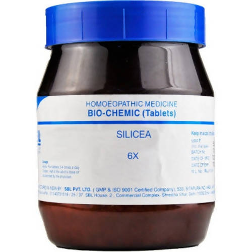 SBL Homeopathy Silicea Biochemic Tablets - Swadesiicart