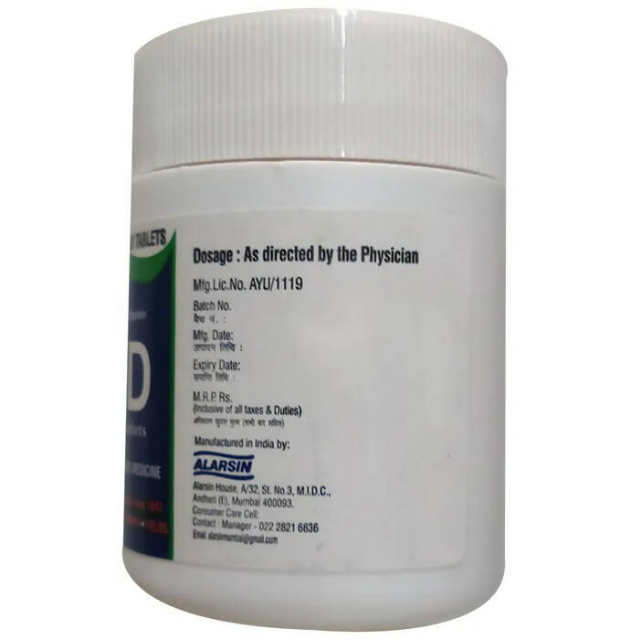 Alarsin Ayurvedic D2D Chewable Tablets | Swadesiicart