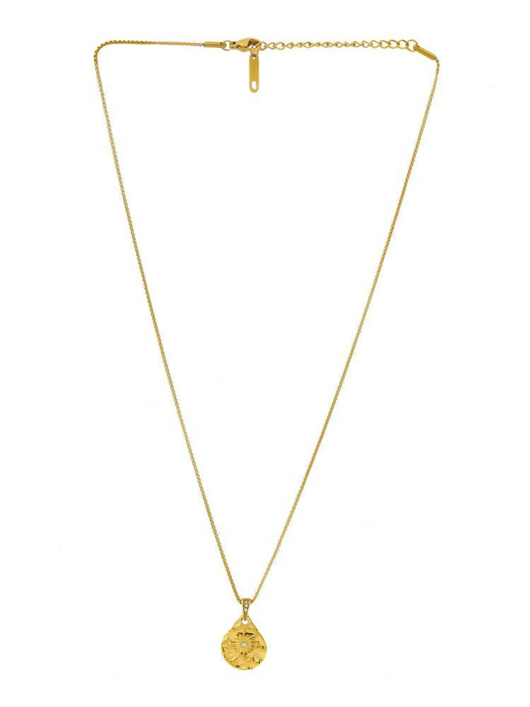 Gold Plated Necklace - Ruby Raang | Swadesiicart
