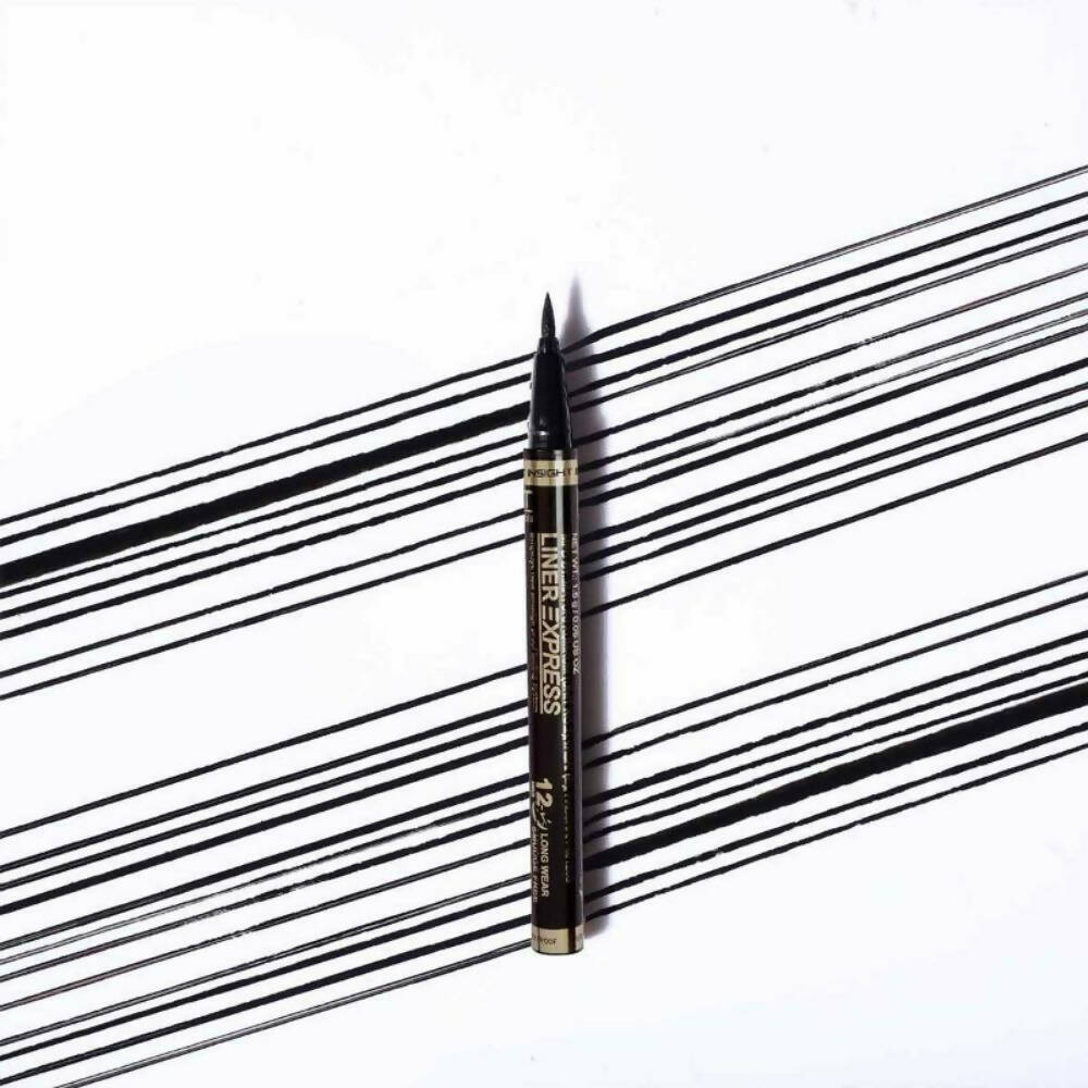Insight Cosmetics Liner Express Eye Pen Matt Black - Swadesiicart