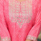 Partywear Designer Pink Cotton Stitched Suit With Dupatta - Tanisha | Swadesiicart