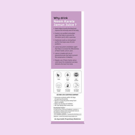 Four Seasons Neem Karela Jamun Juice - Swadesiicart
