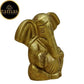 Tamas Brass Ganesha Statue for Temple | Golden Finish | Pooja Idol - Swadesiicart