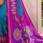Shree Shyam Fashion Sea Green Pochampally Silk Saree