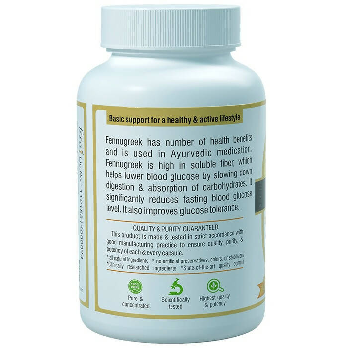 Sushrut Ayurved Good Health Fennugreek Veg Capsules - Swadesiicart