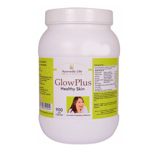 Ayurvedic Life Glow Plus Healthy Skin Capsules - Swadesiicart