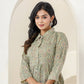 Kaajh Women's Green Printed Cotton Co-ord Set - Swadesiicart