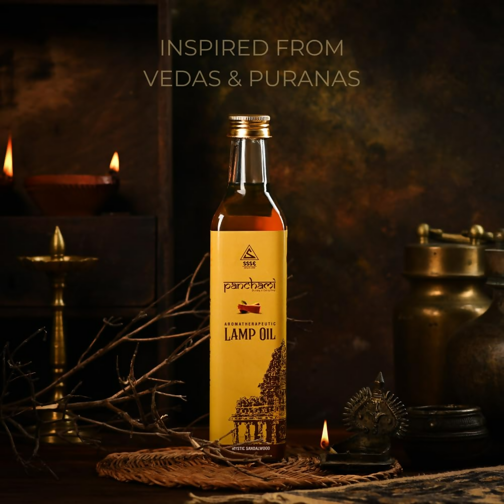 Panchami Sacred Fragrances - Sandalwood Lamp Oil | Swadesiicart