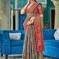 Shree Shyam Fashion Linen Cotton Grey Saree