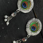Mominos Fashion Johar Kamal Oxidised Silver-Plated Brass Finish Long Necklace For Women (Silver) | Swadesiicart