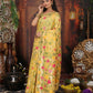 Shree Shyam Fashion Linen Cotton White Saree