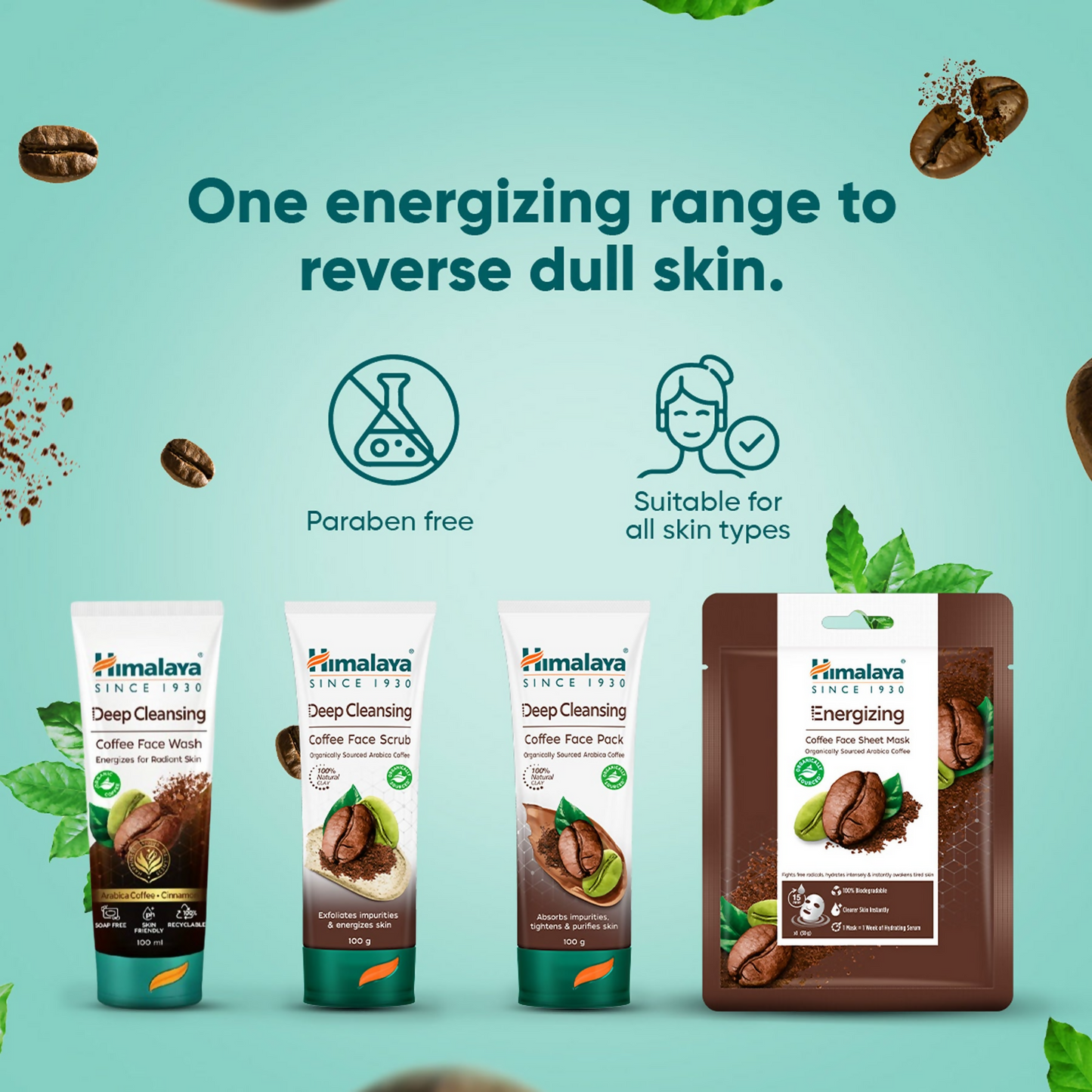 Himalaya Deep Cleansing Coffee Face Pack | Ayurvedic Coffee Face Mask for Clear Skin - Swadesiicart