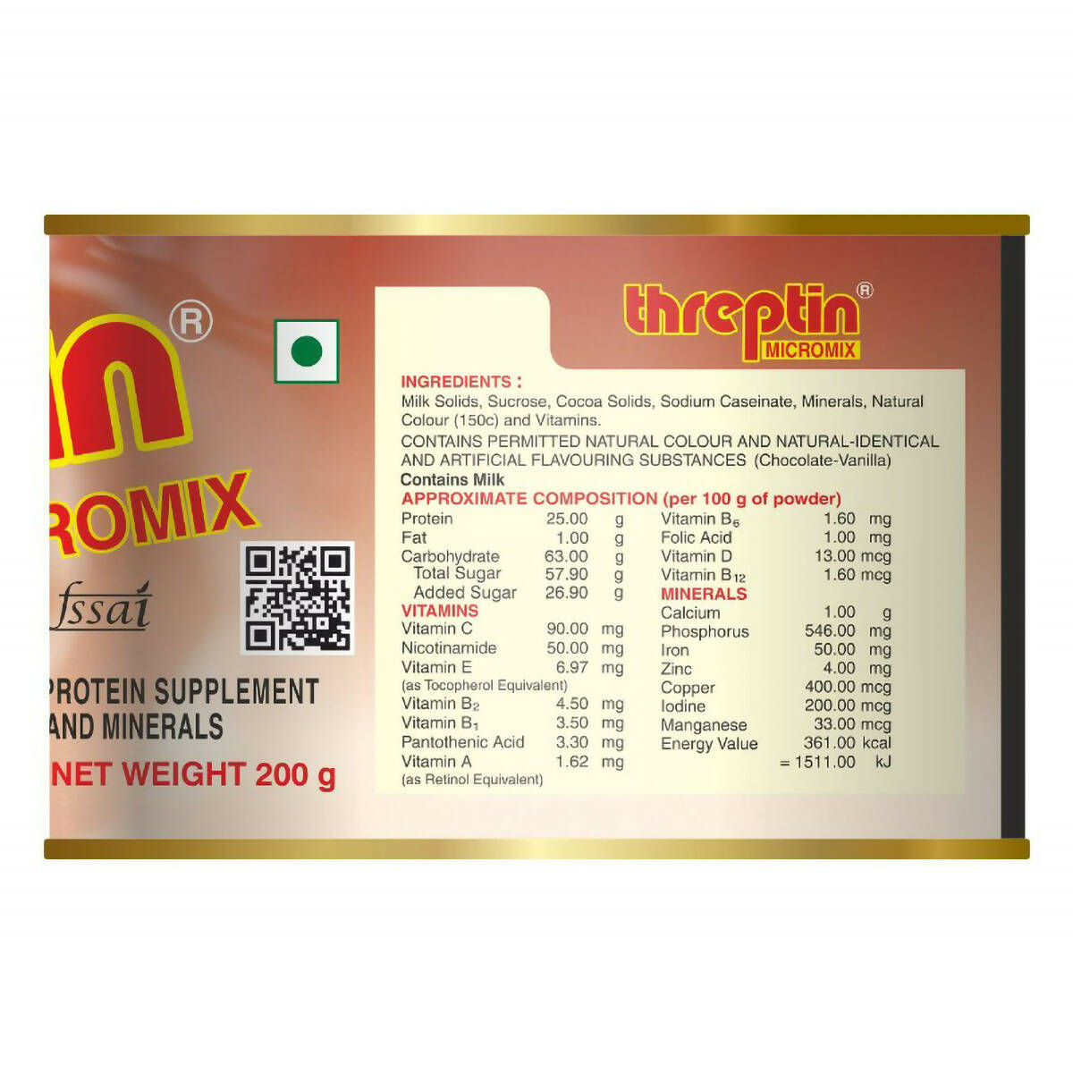 Threptin Micromix Powder - Chocolate Flavor | Swadesiicart
