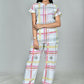 Morchari Digital Print Semi Muslin Co-Ord Set Top & Trouser-Multicolor - Swadesiicart