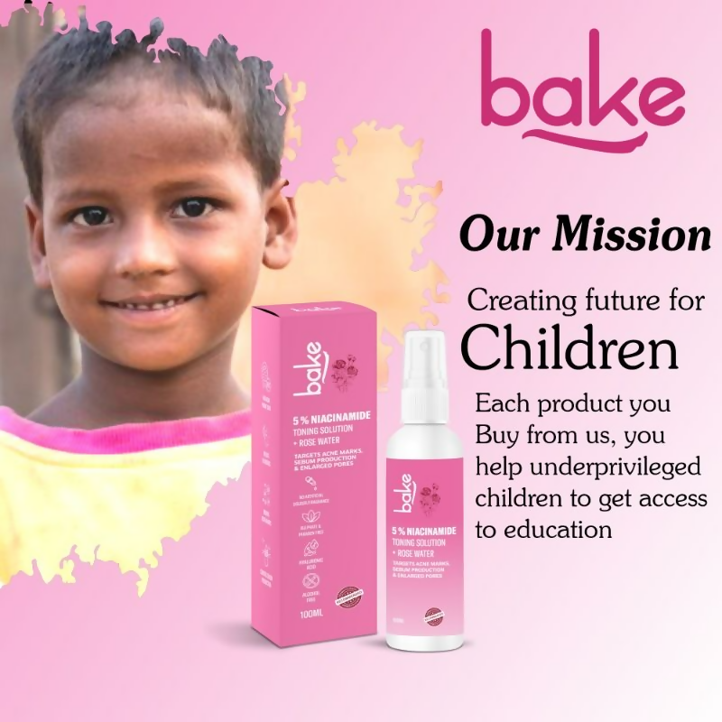Bake 5% Niacinamide Toning Solution | Swadesiicart