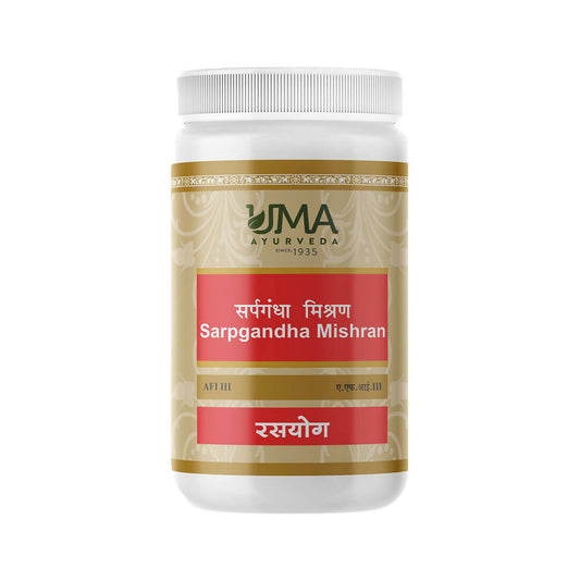 Uma Ayurveda Sarpgandha Mishran Tablets - Swadesiicart