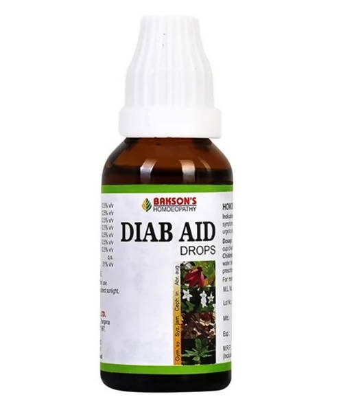 Bakson's Homeopathy Diab Aid Drops | Swadesiicart