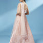 House of Panchhi Peach Net Gotapatti Work Lehenga & Blouse, Dupatta | Swadesiicart
